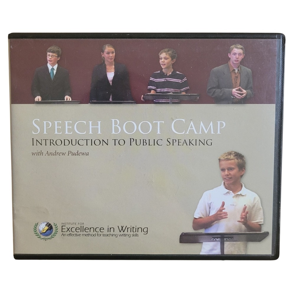 Speech Boot Camp Introduction to‎ Public Speaking Andrew Pudewa  DVDs